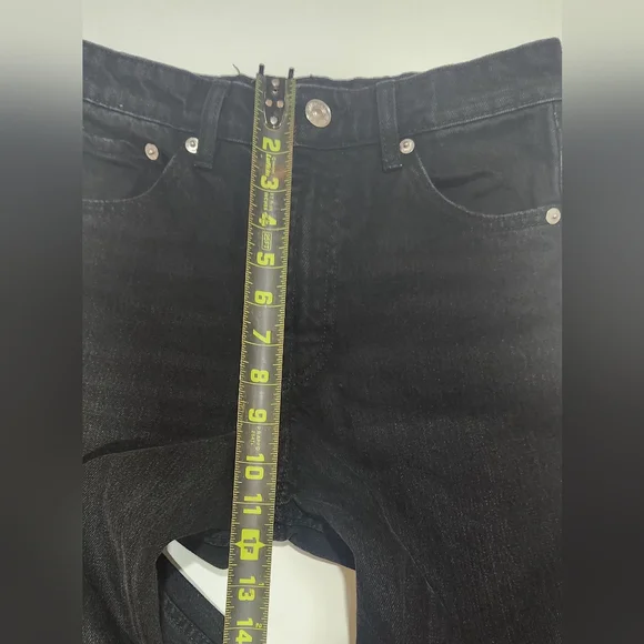 ZARA women's wide-leg pants, black, size 4 - Picture 4 of 6